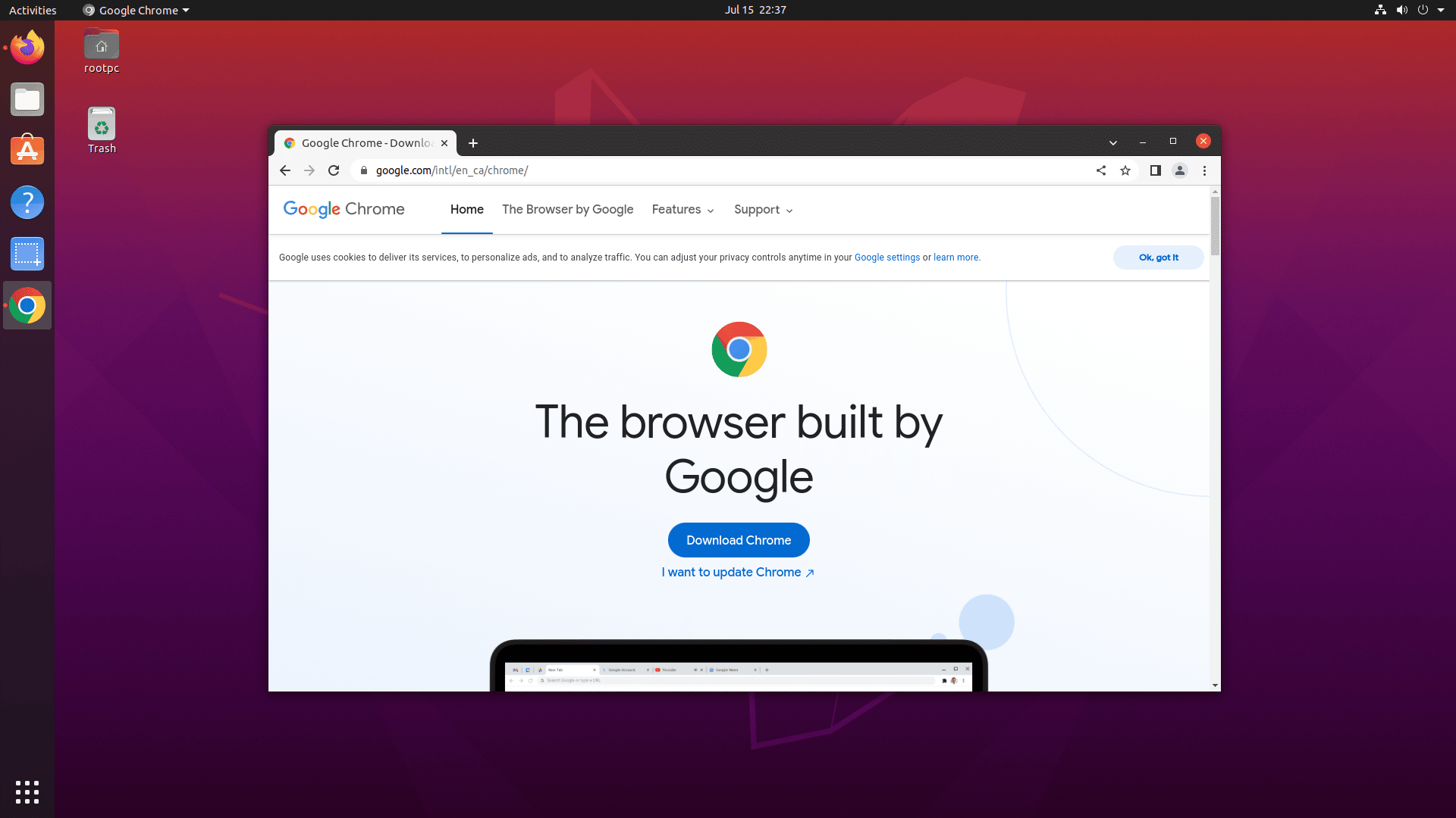 Google Chrome Install Ubuntu Linux Tutorial
